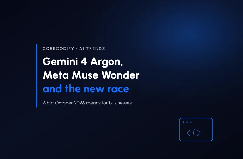 Gemini 4 Argon, Meta Muse Wonder and the new AI model race: what it means for businesses